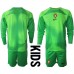 Portugal Keeper Hjemmedraktsett Barn VM 2022 Lange ermer (+ Korte bukser)